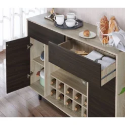 Hyme Two-Tone Buffet Server Wenge - MiBasics -Home Living Store GUEST d915f76b 9eef 4aef 889b 17392a71ed8c
