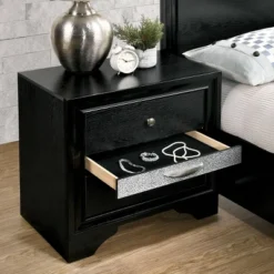 3pc Whether By Bed Nightstand And Dresser Set Black - MiBasics -Home Living Store GUEST d9f941c7 f243 4e28 89d6 f188e4ba97aa