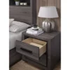 Flemming 2 Drawer Nightstand Gray - MiBasics -Home Living Store GUEST da3384e0 f505 4d23 b28b 1417594dfe1c