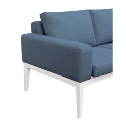 Sitgreaves Metal Patio Arm Chair White/Blue - MiBasics -Home Living Store GUEST df18c410 38cc 4350 ac0b f55e2cd17087