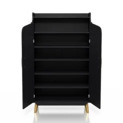 Tamworth Double Door Shoe Cabinet Black - MiBasics 15 Tamworth Double Door Shoe Cabinet Black - MiBasics -Home Living Store GUEST e1effc41 0396 487a 9a62 41cd25880d61