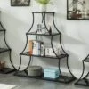 50.63" Kurry 4 Shelves Bookcase Sand Black - MiBasics -Home Living Store GUEST e2700864 3554 4a10 bd99 25dcd9a2f560