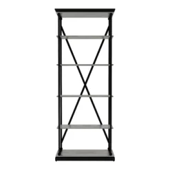 84.25"x33.88" Cadboll 5 Layer Bookcase - MiBasics -Home Living Store GUEST e2aebd29 1077 4662 87da 70639376c71f