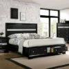 Queen Wetherby 2 Drawer Footboard Platform Bed Black - MiBasics -Home Living Store GUEST e4e03905 2b8b 44eb ba3d 055fc6ae1c27
