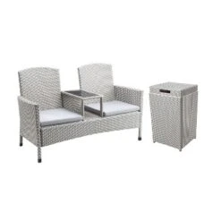 2pc Maksville Aluminum Patio Loveseat & Trash Can - MiBasics 29 2pc Maksville Aluminum Patio Loveseat & Trash Can - MiBasics -Home Living Store GUEST e4f0fdd0 7bf0 48f2 b7b7 2ceaf81686db