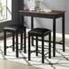 3pc Caton Counter Height Dining Set Black - MiBasics -Home Living Store GUEST e7c88620 97ab 4ecf 93e2 0a55aeac2b0e