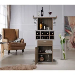 Bluford Mini Bar Chestnut Brown - MiBasics -Home Living Store GUEST e7e39387 7cc8 42a9 a65b c0466a6e98e6