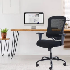 Grace Ergonomic Mesh Back Office Chair Black - MiBasics