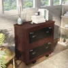 Garon Rustic 2 Drawer Filing Cabinet Walnut- MiBasics -Home Living Store GUEST eb11b8b1 8da1 4c6e 9b5c f30e234a4fcd