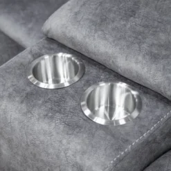 MiBasics 79" Breezenight Transitional Manual Reclining Loveseat: Palomino Upholstery, Cup Holders -Home Living Store GUEST ed1325f3 af1c 4167 8963 f3d51cd329a0