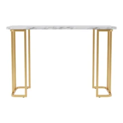 Trillick Faux Marble Top Sofa Table - MiBasics -Home Living Store GUEST f0129d89 fed4 4b74 ba63 472e438e4d8e