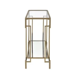 Costa Mesa Glass Top Contemporary Sofa Table Champagne - MiBasics -Home Living Store GUEST f0af2b38 e638 4d5a aab5 f0b8e7fa5be4