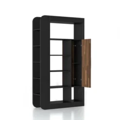 70.87" Triaga Multi Shelf Bookcase Black - MiBasics -Home Living Store GUEST f66f6bd0 8f1b 4a2d 9d79 c8a76c08b589