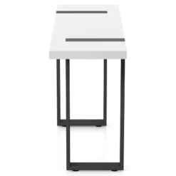 Druse Sofa Table With U-Shaped Legs White/Black - MiBasics 11 Druse Sofa Table With U-Shaped Legs White/Black - MiBasics -Home Living Store GUEST f880272a 07a5 416f 84c2 f68695e62492