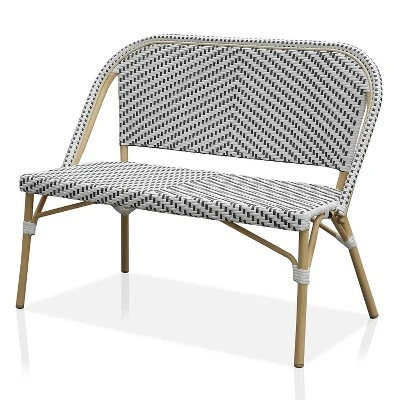 Alertis Patio Wicker Bench - MiBasics 4 Alertis Patio Wicker Bench - MiBasics - Image 2