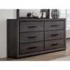 Flemming 6 Drawer Dresser Gray - MiBasics -Home Living Store GUEST f9f1cc4d f38b 41ad 8711 496a392a569e