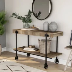 Huntingdale Industrial 1 Shelf Sofa Table - MiBasics