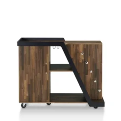 Blackjack 5 Bottle Mobile Wine Cabinet Light Hickory - MiBasics -Home Living Store GUEST fcdb2776 46a4 4ff2 92b0 5b6fda14eeb5