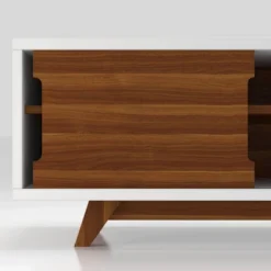 Pentictin 6 Shelf TV Stand For TVs Up To 70" White - MiBasics -Home Living Store GUEST fe847abd 1dec 4923 b1cf 2f710791d6a6