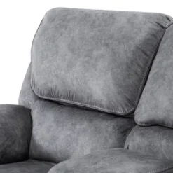 MiBasics 79" Breezenight Transitional Manual Reclining Loveseat: Palomino Upholstery, Cup Holders -Home Living Store GUEST fef8527b a409 4d28 af3e e8fa1769c873